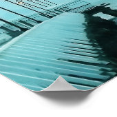 Vergangenheit, Gegenwart, Zukunft - Farbe Poster (Ecke)