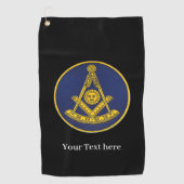Vergangenheit Master Lodge Freemason Masonry Mason Golfhandtuch (Vorderseite)