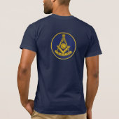 Vergangenheit Master Lodge Freemasonry Mauerwerk T-Shirt (Rückseite)