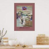 Vergangenheit viele Horizonte Poster (Küche)