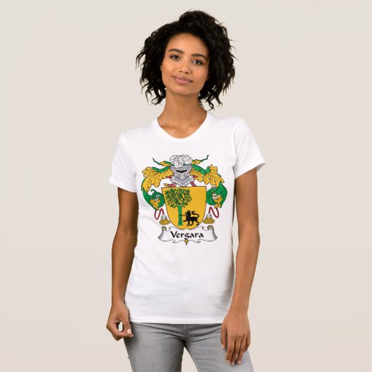 Vergara Familienwappen T-Shirt (Vorne ganz)