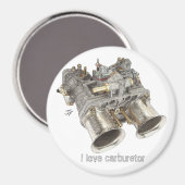 Vergaser Magnet (Vorderseite/Rückseite)