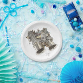 Vergaser Pappteller (Party)