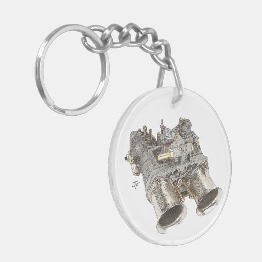 Vergaser Schlüsselanhänger (Vorderseite links)