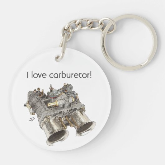 Vergaser Schlüsselanhänger (Rückseite)