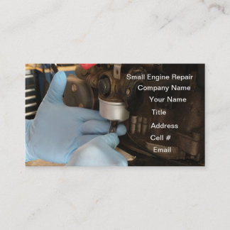 Vergaserreinigung Reparatur Rasenmäher Visitenkarte