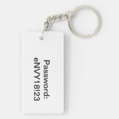 Vergaß Ihren (Gmail) Passwort-Schlüsselanhänger Schlüsselanhänger (Rückseite)