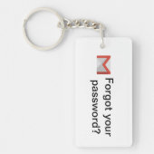 Vergaß Ihren (Gmail) Passwort-Schlüsselanhänger Schlüsselanhänger (Vorderseite)