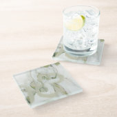 Verge Glasuntersetzer (Schrägansicht)