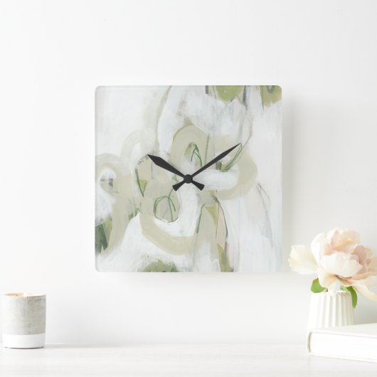 Verge Quadratische Wanduhr (Zuhause)