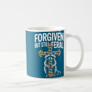 Vergeben, aber immer noch verwilderter Waschbär ch Kaffeetasse