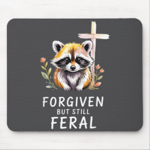 Vergeben, aber immer noch verwilderter Waschbär ch Mousepad