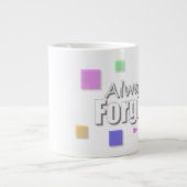 Vergeben - Jumbo-Tasse (Vorderseite)