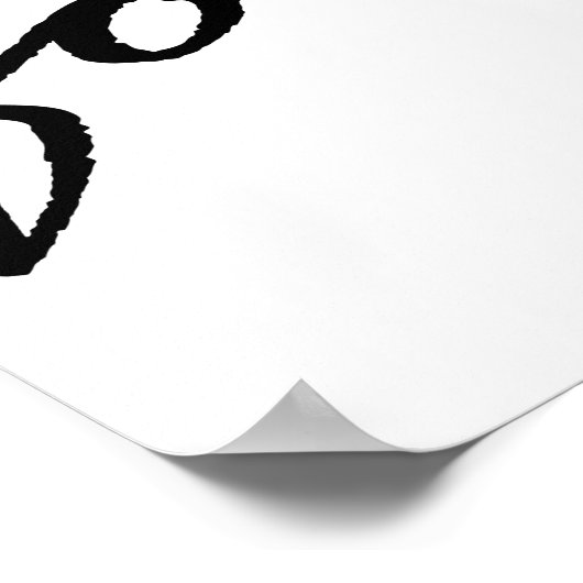 vergeben poster (Ecke)