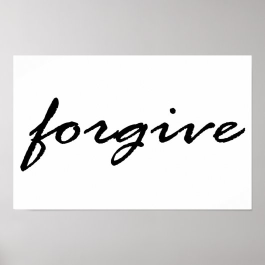 vergeben poster (Vorne)