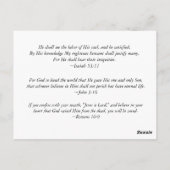 vergeben postkarte (Rückseite)