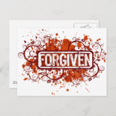 vergeben postkarte (Vorne/Hinten)