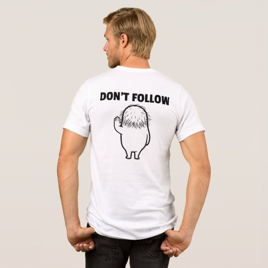VERGEBEN Tri-Blend SHIRT (Rückseite voll)