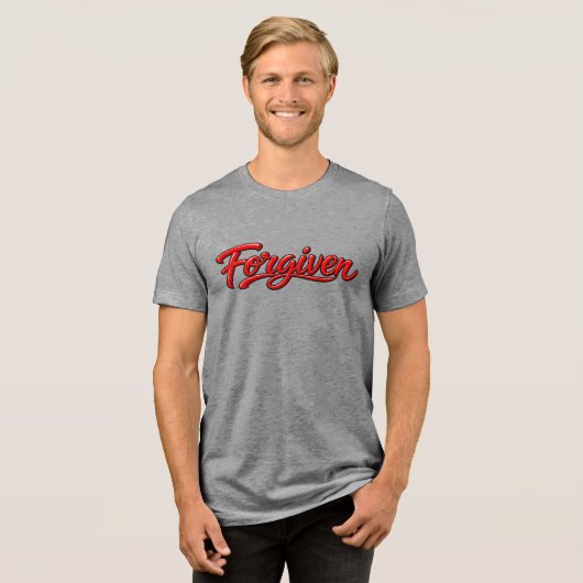 Vergeben Tri-Blend Shirt (Vorderseite voll)