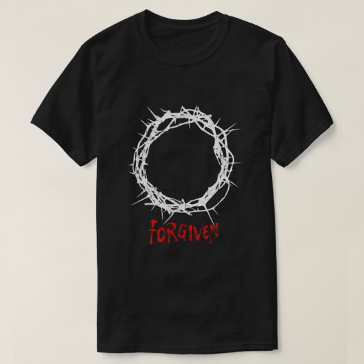 Vergebene Krone von Thorns Jesus T-Shirt (Design vorne)