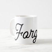 Vergebener Kaffee Kaffeetasse (Vorderseite Links)