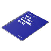 Vergebliche Versuche, ein lustiges Zitat auszuglei Notizblock (Linke Seite)