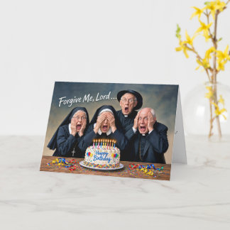 Vergebt mir, Herr zum Geburtstag Karte