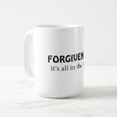 Vergebung, es ist alles im Kopf Kaffeetasse (Vorderseite Links)