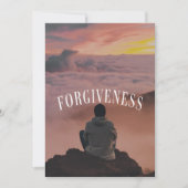 Vergebung Feiertagskarte (Vorderseite)