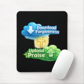Vergebung herunterladen Lob hochladen - Christlich Mousepad (Mit Mouse)