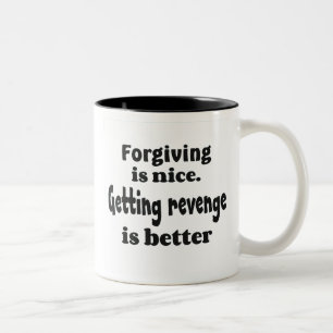 Vergebung und Rache bf Zweifarbige Tasse