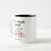 Vergelmüde nicht mehr mein Problem Zweifarbige Tasse (Vorderseite Links)