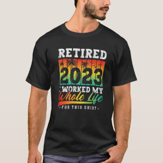 Vergeltung 2023 Sunset Vintag Retirement Geschenke T-Shirt