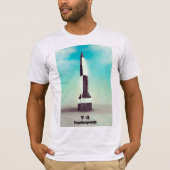 Vergeltungswaffe V2 Rakete T-Shirt (Vorderseite)