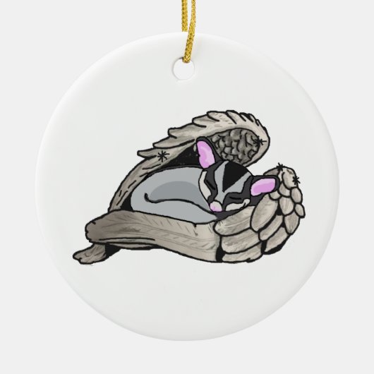 Vergessen, aber immer vergessen keramik ornament (Vorne)