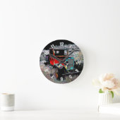 Vergessen - Alter Vintager LKW Runde Wanduhr (Zuhause)