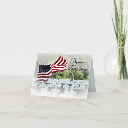 Vergessen - Erinnerung Karte (Vorderseite)