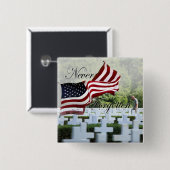 Vergessen - Gedenktag Button (Vorne & Hinten)