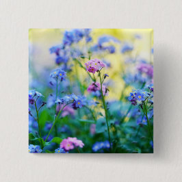 Vergessen-Ich-Nicht-Blume Button