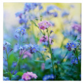 Vergessen-Ich-Nicht-Blume Fliese (Vorderseite)
