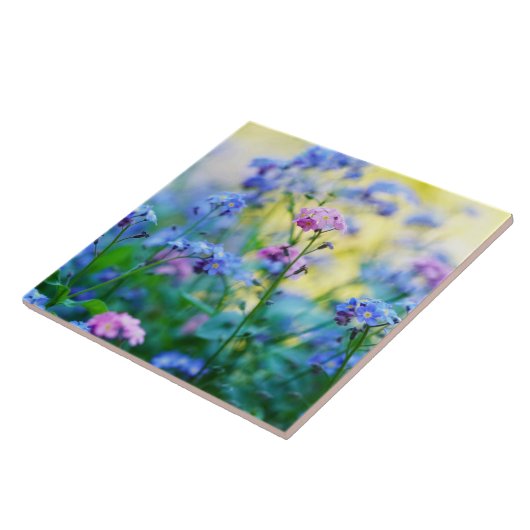 Vergessen-Ich-Nicht-Blume Fliese (Seite)