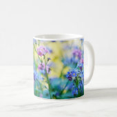 Vergessen-Ich-Nicht-Blume Kaffeetasse (VorderseiteRechts)