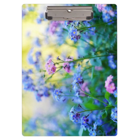 Vergessen-Ich-Nicht-Blume Klemmbrett (Vorderseite)