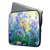 Vergessen-Ich-Nicht-Blume Laptopschutzhülle (Vorderseite Links)