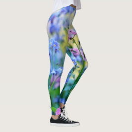Vergessen-Ich-Nicht-Blume Leggings