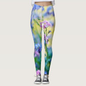 Vergessen-Ich-Nicht-Blume Leggings (Vorderseite)