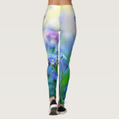 Vergessen-Ich-Nicht-Blume Leggings (Rückseite)