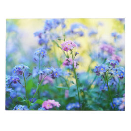 Vergessen-Ich-Nicht-Blume Notizblock