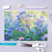 Vergessen-Ich-Nicht-Blume Seidenpapier (Handwerk)