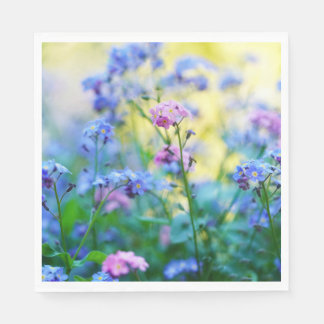 Vergessen-Ich-Nicht-Blume Serviette